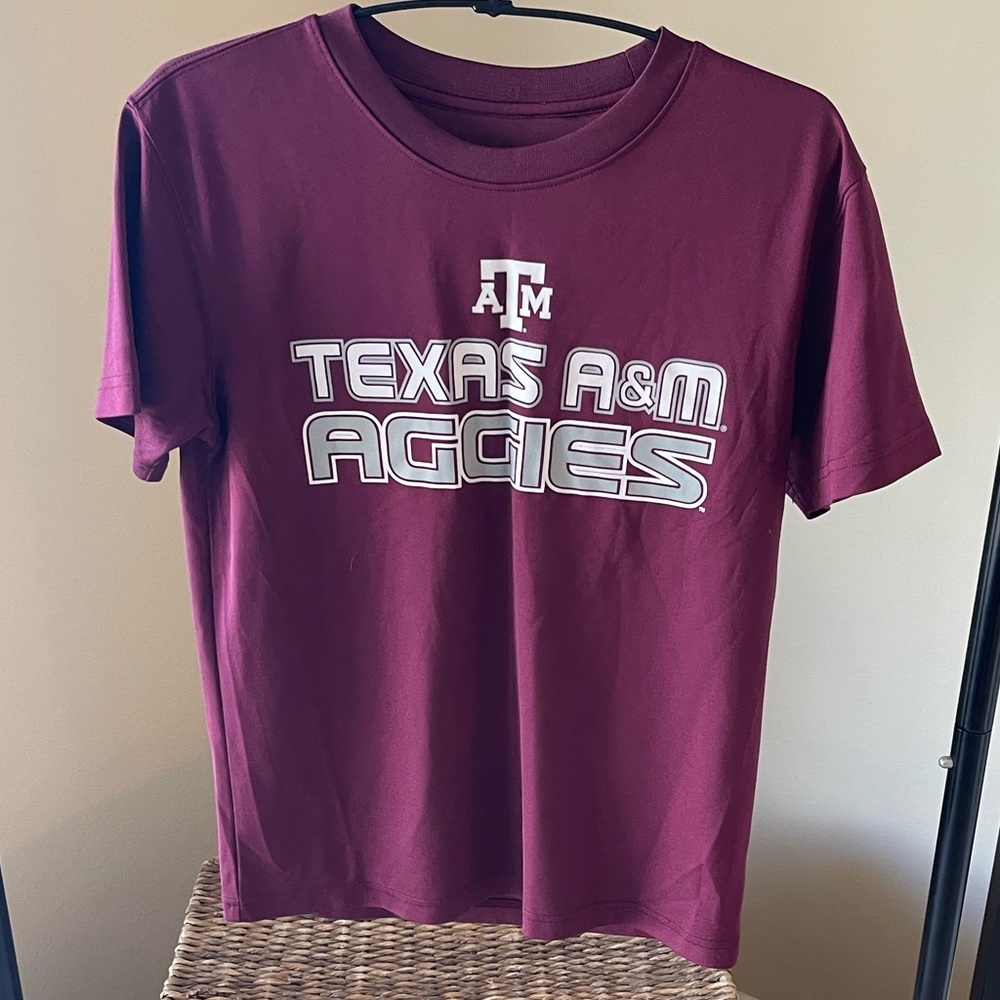 Texas A&M Youth Large Athletic Tee
